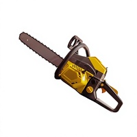 Tronçonneuse à essence haute puissance 60CC/80CC avec guide-chaîne de 20 pouces, scie portative pour l'abattage des arbres et la coupe du bois domestique, 50 cm