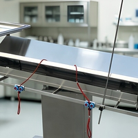 Table d'opération vétérinaire électrique WE MEDICAL, réglable, en acier inoxydable 304, réutilisable, durable et écologique pour chiens