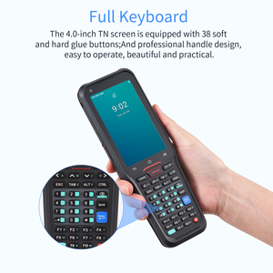 Cầm tay gồ ghề PDA kho hàng tồn kho Android hậu cần PDA 1D Laser 2D Máy Quét Mã Vạch Bàn phím đầy đủ 1D 2D mã QR 4G LTE - Product Image 4