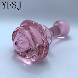 Nuevo estilo de plug anal de cristal con diamante, juguetes sexuales de cristal para próstata, varillas de masturbación, bolas de tracción para el ano, venta al por mayor - Product Image 2