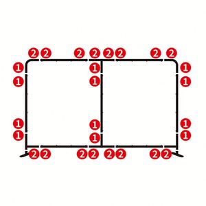Wholesale Easy Assembly Trade Show Backdrop Event Backwall Photobooth Step Repeat <b>Banner</b> Promotional <b>Party</b> Supplies - Product Image 4