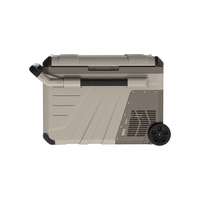 Enfriador de doble uso AC DC, 12V, congelador de una sola zona, compresor eléctrico, nevera portátil para coche y camping