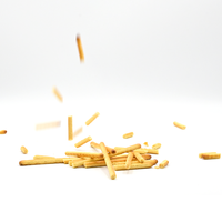 Boîte de biscuits en forme de doigt au goût de lait pour enfants en gros, collation
