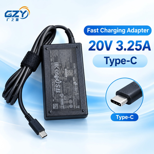อะแดปเตอร์โน้ตบุ๊ค 65W 19.5V 3.33A Type-C สำหรับสำนักงาน บ้าน ธุรกิจ การเดินทาง และการทำงาน รองรับการชาร์จเร็ว Type-C PD - Product Image 1