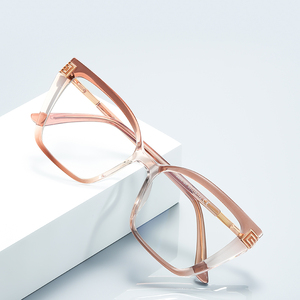 Modèle 2260 Lunettes optiques mode pour femmes Montures de lunettes œil de chat Logo personnalisé TR90 Cadre optique prêt pour <span class=keywords><strong>myopie</strong></span> - Product Image 2