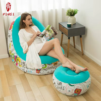Chaise gonflable pliable moderne en vente chaude, canapé inclinable paresseux, haute qualité, couleur et taille personnalisables, chambre à coucher, maison, loisirs