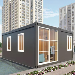 Kinh tế 40ft đúc sẵn container nhà khung thép Kit thiết kế hiện đại bánh sandwich Bảng điều khiển xây dựng cho khách sạn phòng tập thể dục cho - Product Image 1