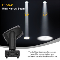 SHEHDS 230W Beam 7R Moving Head Beam Light, Contrôle par application mobile, DMX512 22CH, Éclairage de scène pour Concert, Discothèque, Club, Fête