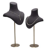Support de Mannequin en métal, présentoir personnalisé pour bijoux, buste