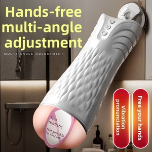 Masturbador Vaginal Realista, Vagina de Bolsillo, TPE, Succión de Presión Negativa, Copa Estimuladora del Clítoris, Sonidos Simulados - Product Image 2