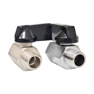 Vanne miniature à bille 1/8 en laiton 3/4 pour applications générales d'huile et de fluides, fonctionnement manuel - Product Image 5