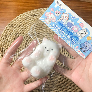 ของเล่นบีบคลายเครียดสุดฮิต มีสินค้าพร้อมส่ง กระต่ายอีสเตอร์น่ารัก ขนปุย ของเล่นบีบ TPR รูปสุนัขโมจิ สำหรับเด็กและทุกเพศ - Product Image 2