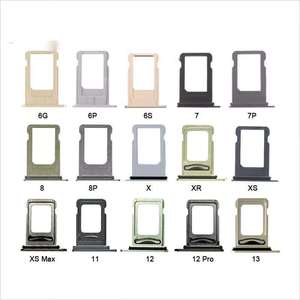 Bandeja para Tarjeta <span class=keywords><strong>SIM</strong></span>, Adaptador de Tarjeta <span class=keywords><strong>SIM</strong></span>, Piezas de Repuesto para <span class=keywords><strong>iPhone</strong></span> 6 7 8 Plus X Xs Xr Max 11 <span class=keywords><strong>12</strong></span> 13 14 Pro Max - Product Image 1