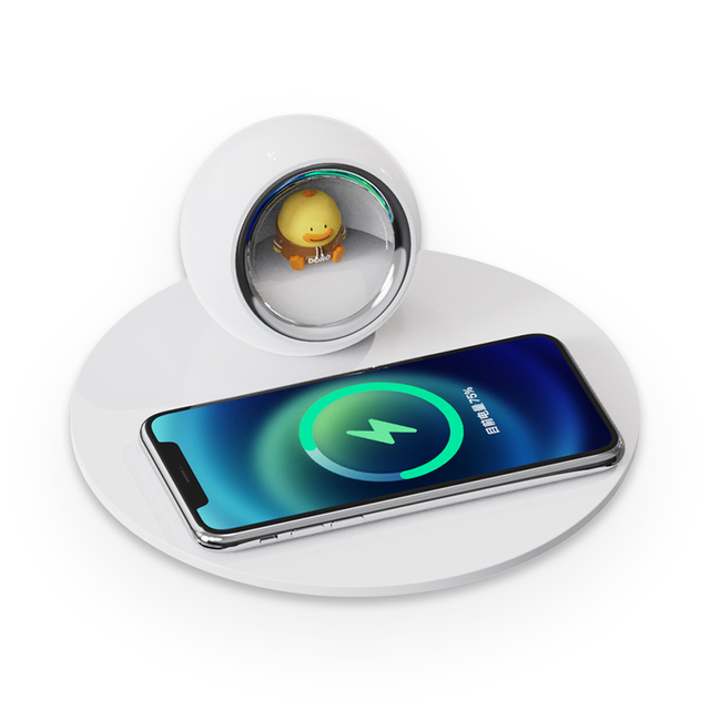 FX-CW005 Wireless Charger With Night Light and Cute Pets for Household or Gift