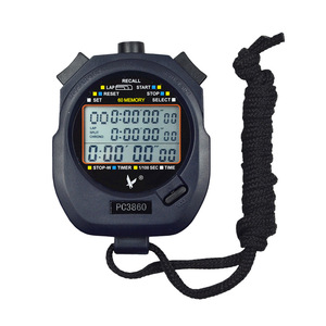 Tianfu PC3860 Electronic Stopwatch 60 Memory Luminous Display Chronograph Timer With Strap - Product Image 1