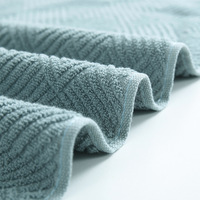 Ensemble de Serviettes de Bain Épaissies 100 % Coton Doux pour Adultes, Logo Brodé Personnalisé pour Usage Domestique, Options OEM/Cadeau
