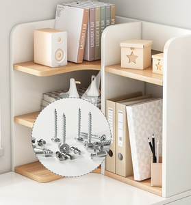 2021 & Tủ Sách Nhỏ Đơn Giản Trên Bàn, Tiết Kiệm Không Gian Trên Bàn, Tủ Lưu Trữ Góc - Product Image 2