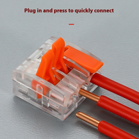 Connecteur de câblage rapide à raccordement direct 2 entrées 2 sorties, bornier à ressort, connecteur à contact en cuivre UTJ10 41A chinois, vente directe usine