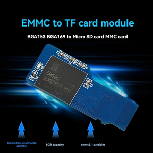 EMMC เป็น TF Card โมดูล40เมกะไบต์/วินาที8GB BGA153 BGA169กับ TF Card <span class=keywords><strong>MMC</strong></span> Card บอร์ดพัฒนา <span class=keywords><strong>Linux</strong></span> บอร์ด Card-X70A บูต - Product Image 4
