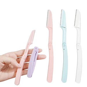 Juego de 3 Recortadores de Cejas Plegables, Color a Juego, Depiladora de Cejas Portátil, Herramienta de Cuidado de Belleza - Product Image 5