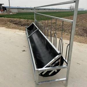 รั้วคลิปคอร่องสำหรับป้อนขนแกะใช้งานหนักแบบใหม่ดีไซน์ฝาพับพลาสติกแข็งแรงป้องกันการแข่งขันด้านอาหารจากแกะ - Product Image 4