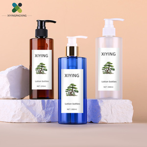 Nhà Máy 250ml chai dầu gội đầu với một cảm giác cao cấp 300mlpet điều hò<span class=keywords><strong>a</strong></span> mỹ phẩm rỗng chai Báo Chí chai lotion - Product Image 1