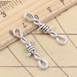 33x10mm Tiny Twisted Thorns Connectors Charms DIY Collares Pulsera Fabricación Accesorio de joyerí<span class=keywords><strong>a</strong></span> - Product Image 3