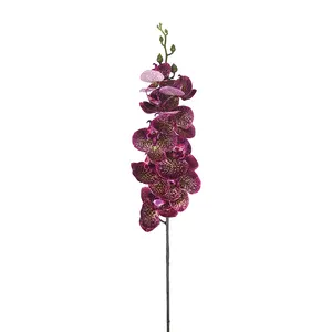 LD21-0273A2E steli di orchidea Real Touch Faux Phalaenopsis rami fiori artificiali