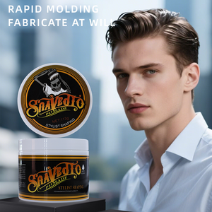 OEM Custom Logo Extreme Hold Styling Pomade Gel crema organico Base acqua <span class=keywords><strong>uomo</strong></span> sottili extension capelli con Private Label - Product Image 3