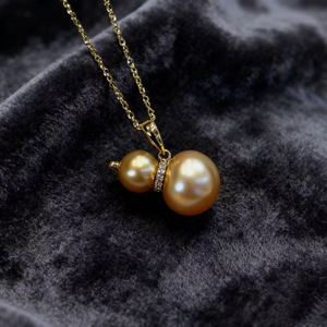 WENCHI DIY Accesorios de Perlas Cadena de Plata S925 10267 Soporte Vacío para Colgante de Moda Elipse 9-13mm Collar Fino China - Product Image 1