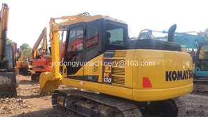 Excavadora Usada Komatsu PC130 de 13 Toneladas y Miniexcavadora Multifuncional Usada PC110 PC160 en Existencia para la Venta - Product Image 2