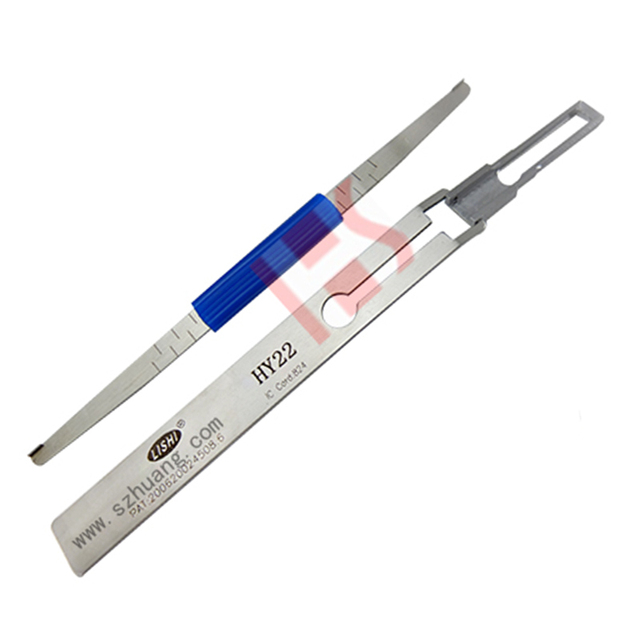 HY22 Turbodecoder Lockpick Car Flip Blind Touch Lockpick Lishi for Hyundai Steel Material Locksmith Supplies 073001-24