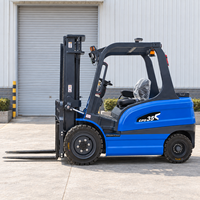 Chariot élévateur électrique compact neuf, chariot élévateur à batterie lithium, mini chariot élévateur agricole 1,5 tonne, 2 tonnes, 3 tonnes