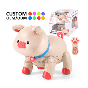 Zhorya Đầu Giáo Dục AI Pet Âm Nhạc Nhảy Múa Ghi Âm Giọng Nói Cảm Ứng Cảm Ứng Điều Khiển Từ Xa Robot Lợn Đồ Chơi - Product Image 1