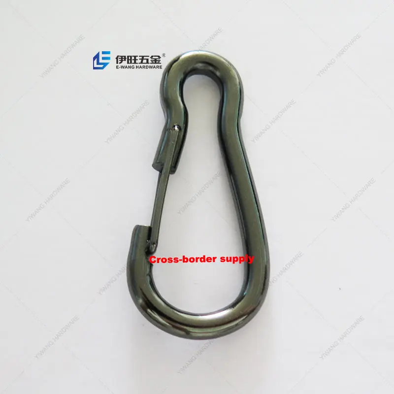 YIWANG Wholesale Factory Metal Plated Locking Titanium Carabiner Bulk