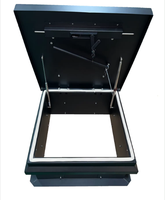 LongTai 2024 nouvelle trappe de toit en aluminium porte de trappe la plus vendue porte noire élégante ISO 9001 produits actifs meilleur vendeur