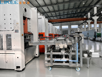Machine de fabrication de barquettes en aluminium pour plateaux semi-profonds à cavité unique LK-T63, presse à cadre en C, directement de l'usine