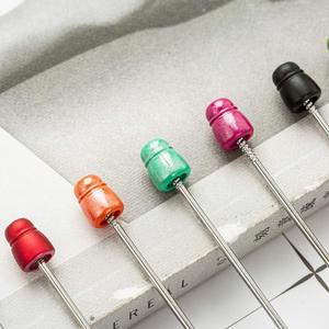 Bolígrafos Personalizados Creativos Novedosos en Oferta, Bolígrafos de Metal con Cuentas de Colores Mezclados - Product Image 3