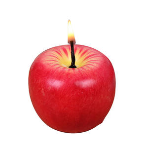 Bougie en forme de <span class=keywords><strong>pomme</strong></span> rouge de simulation, <span class=keywords><strong>petit</strong></span> cadeau, activité de fruits Ping'an, cadeau de Noël, petite bougie, autres bougies - Product Image 1