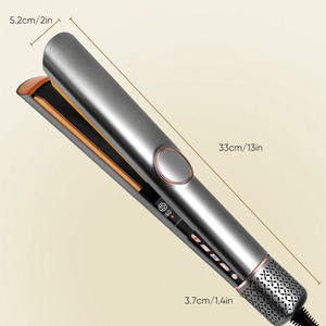 Professional Custom Wind <strong>Hair</strong> <strong>Straightener</strong> Fast Heating <strong>Ceramic</strong> Plate LED Digital USB Negative Ion Electric Household Model - Product Image 3