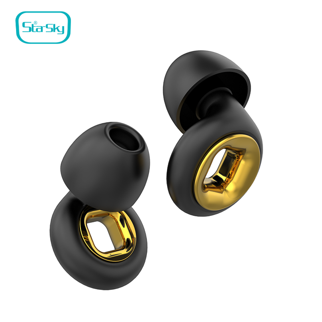 STARSKY Non-Toxic Silicone Customized Concert Earplugs Wholesale Noise Cancelling Reusable Hearing Protection