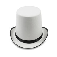 OEM vente en gros Halloween fête danse Performance Lincoln chapeau haut chapeau 20cm magicien accessoires de magie