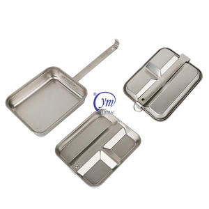 Kit da Campeggio Portatile USA, Scatola per il Pranzo Tattica in Acciaio Inox 304 - Product Image 3