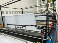 Machine de fabrication de sacs en plastique tissés HDPE/LDPE entièrement automatique SONGSHENG SS-GFQ600-1500, PLC PANASONC, haute vitesse