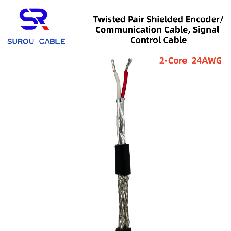 2464 24AWG 1P <strong>2</strong>-<strong>Core</strong> <strong>Twisted</strong> <strong>Pair</strong> <strong>Shielded</strong> Encoder/Communication <strong>Cable</strong>, Signal Control <strong>Cable</strong>