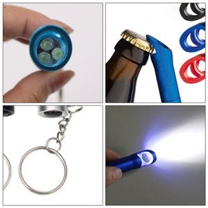 Mini ouvre-bouteille, lampe torche LED, porte-clés pour la pêche nocturne, le cyclisme nocturne - Product Image 5