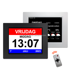 Đồng hồ mất trí nhớ kỹ thuật số 8 inch bán chạy nhất với lịch ngày, thời gian và ngày trong tuần với đồng hồ kỹ thuật số phông chữ lớn - Product Image 1