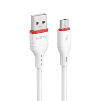Câble de charge Micro USB blanc pour smartphone Android, tablette, batterie externe, voiture, maison, bureau, voyage, USB A vers Micro USB