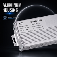 Contrôleur de moteur sans balais 36V 20A 500W, boîtier ABS/acier, batterie au lithium, frein à disque, câblage multi-connecteurs, trottinette électrique