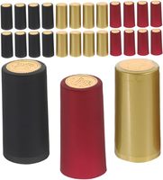 Tapas Termoencogibles de PVC para Botellas de Vino, Tapas Cilíndricas para Botellas con Tecnología de Termoencogimiento